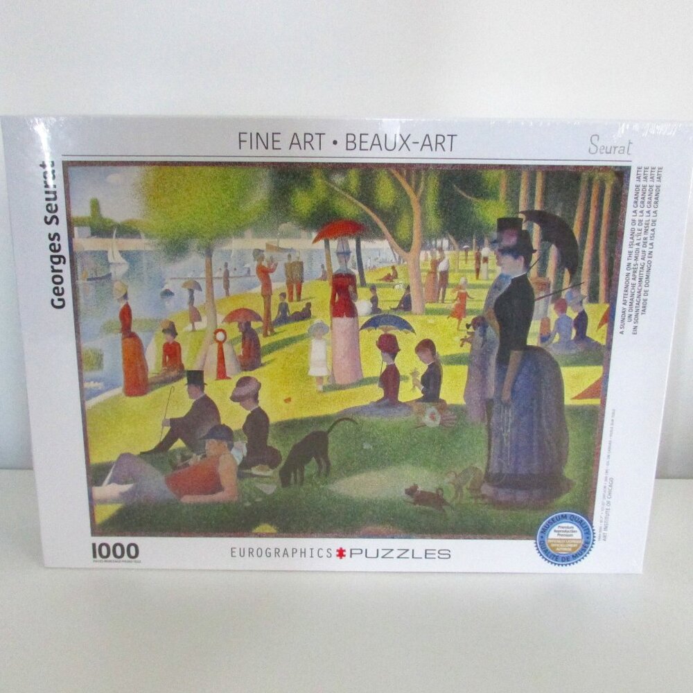 NEW Eurographics Puzzle 1000 pieces, Sunday on La Grande Jatte, Seurat